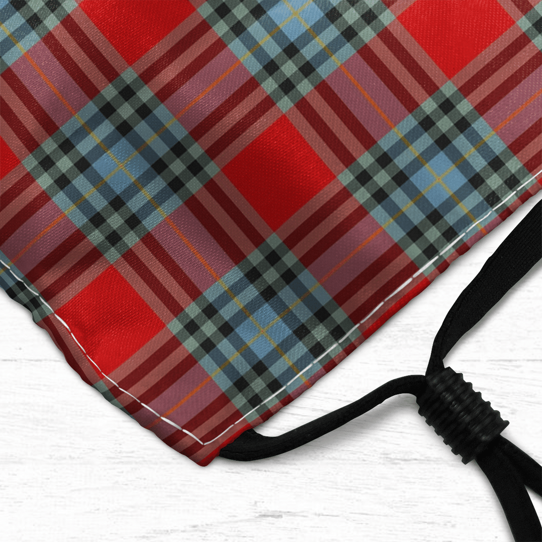 Celticprime Accessories - MacLeay Tartan Fabric Mask (With Filters)