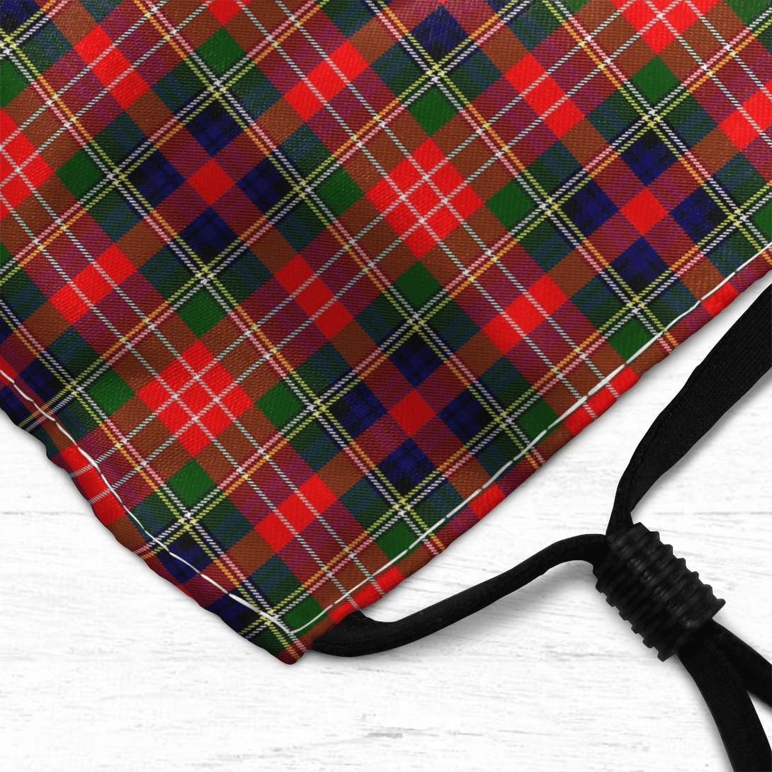 Celticprime Accessories - Christie Tartan Fabric Mask (With Filters)