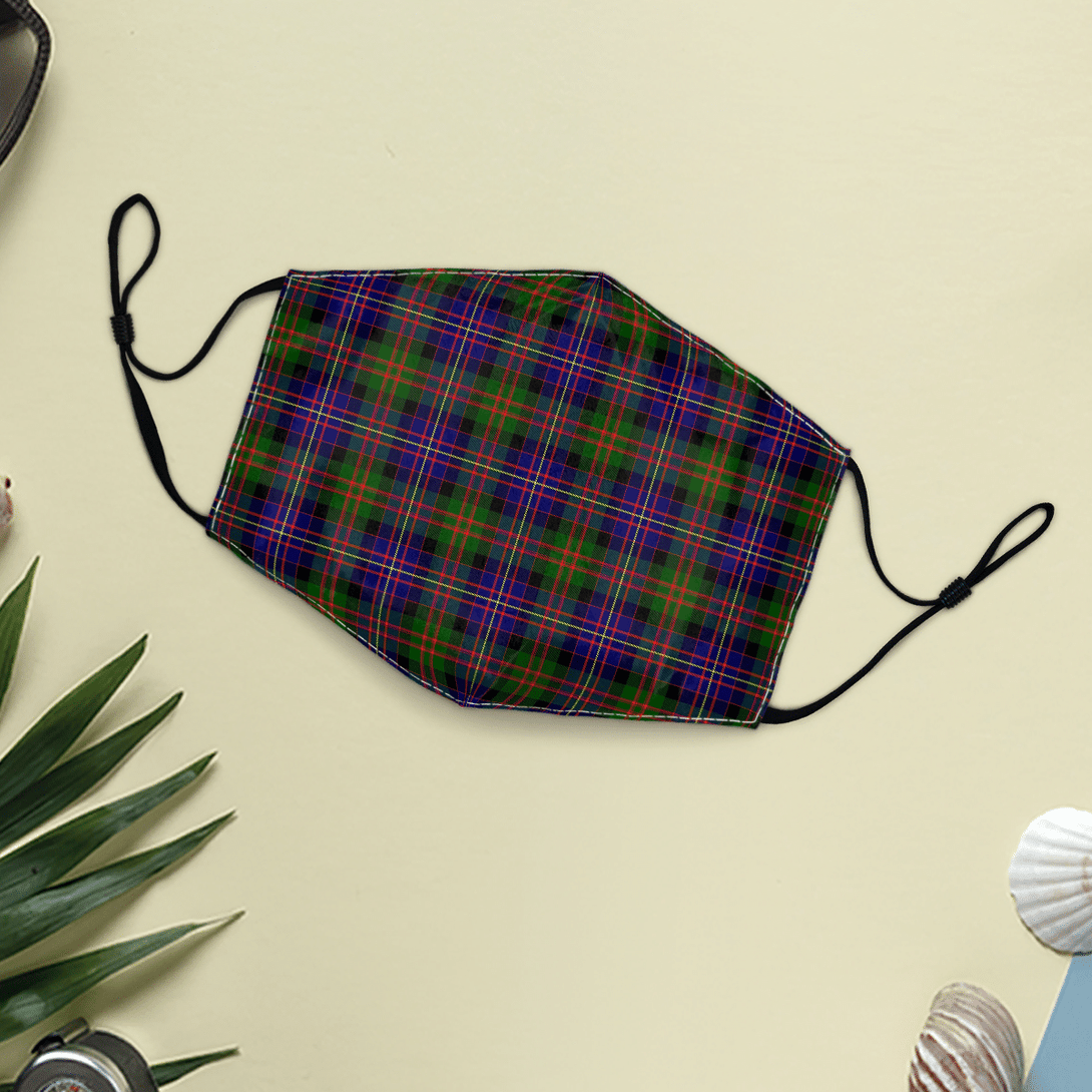 Celticprime Accessories - Cameron of Erracht Modern Tartan Fabric Mask (With Filters)