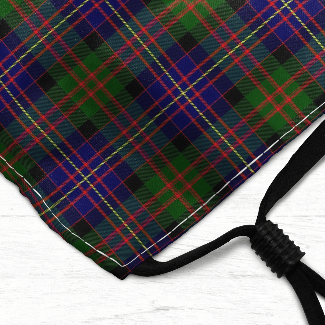 Celticprime Accessories - Cameron of Erracht Modern Tartan Fabric Mask (With Filters)