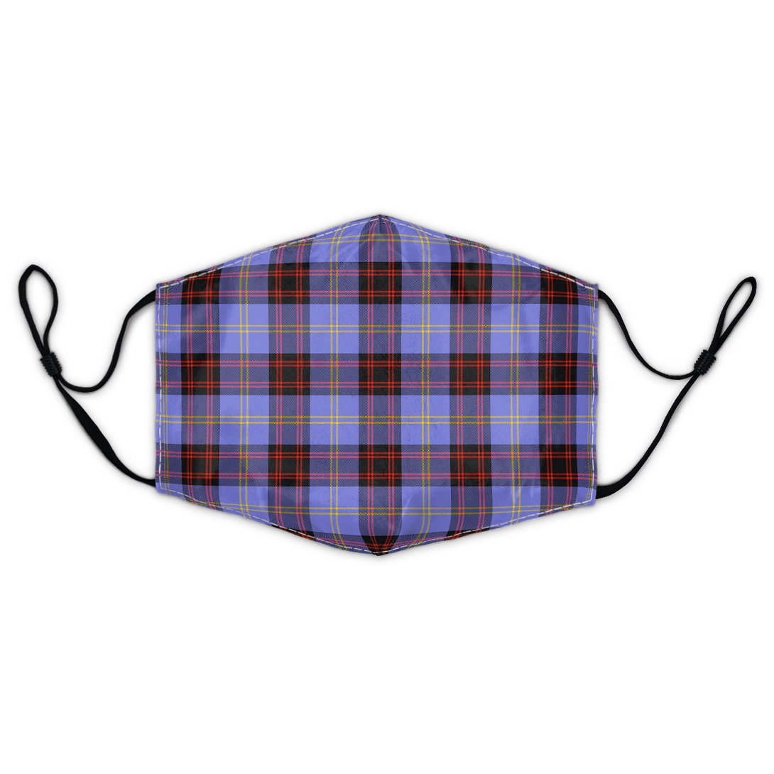 Celticprime Accessories - Rutherford Tartan Fabric Mask (With Filters)