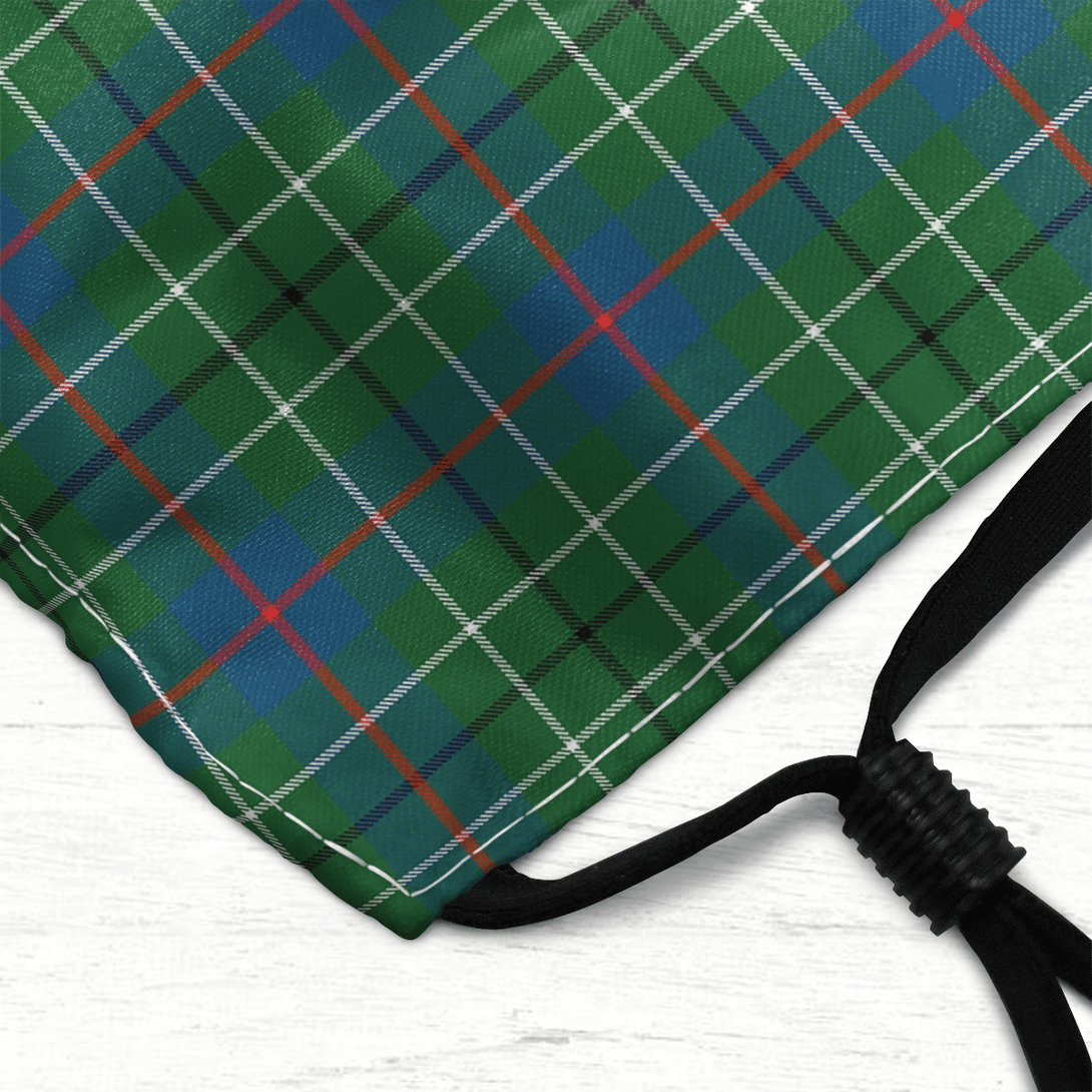 Celticprime Accessories - Duncan Ancient Tartan Fabric Mask (With Filters)