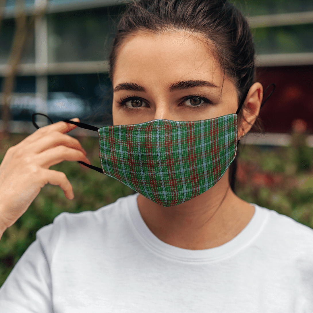 Celticprime Accessories - Gayre Tartan Fabric Mask (With Filters)