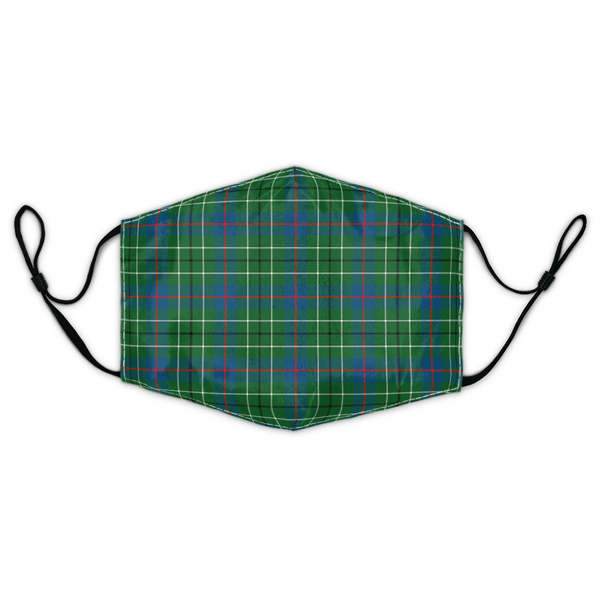 Celticprime Accessories - Duncan Ancient Tartan Fabric Mask (With Filters)