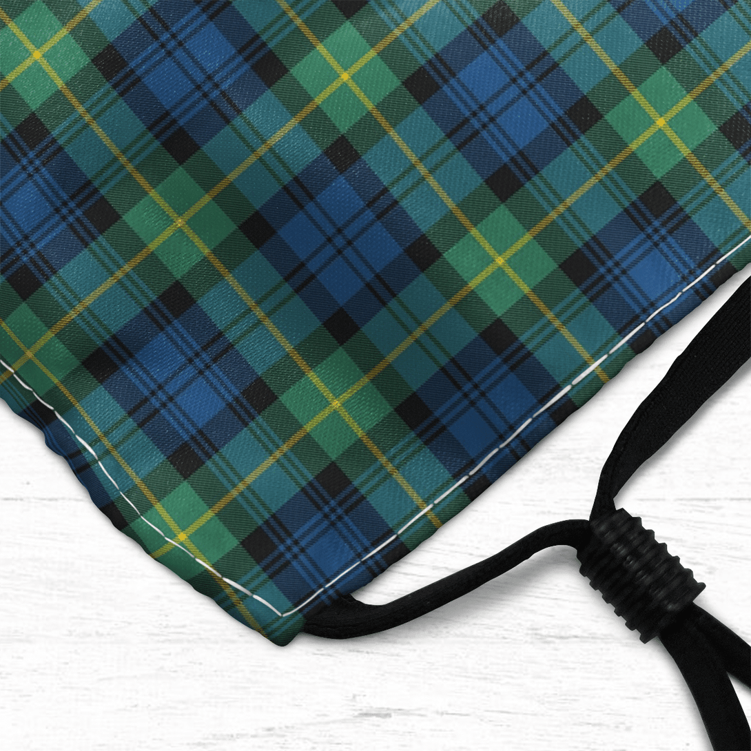 Celticprime Accessories - Gordon Ancient Tartan Fabric Mask (With Filters)