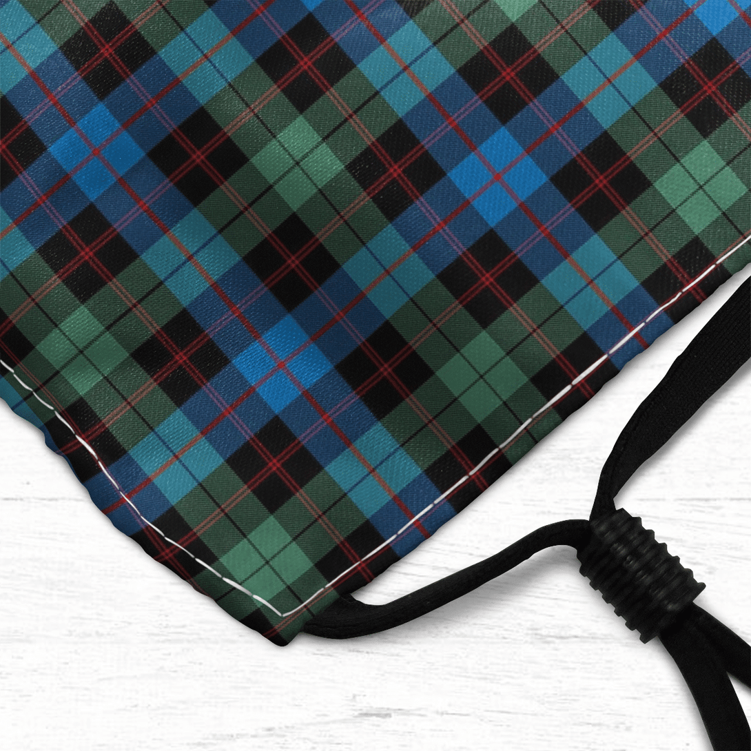 Celticprime Accessories - Guthrie Ancient Tartan Fabric Mask (With Filters)