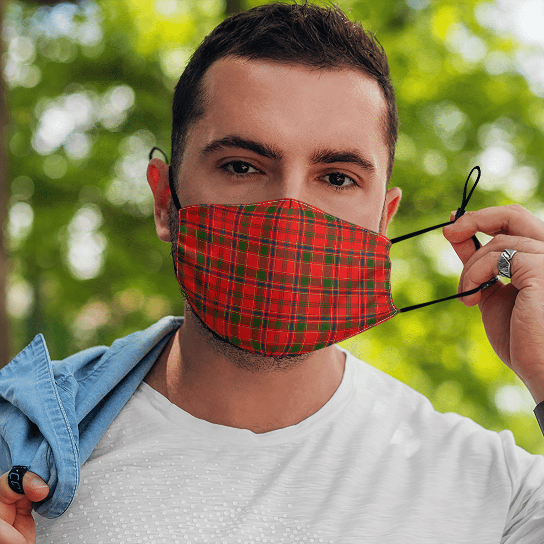 Celticprime Accessories - Munro Modern Tartan Fabric Mask (With Filters)