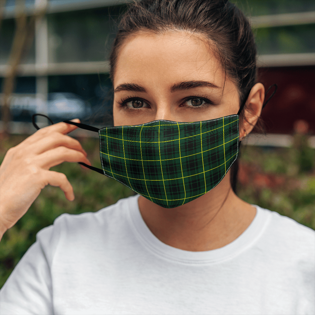 Celticprime Accessories - MacArthur Modern Tartan Fabric Mask (With Filters)