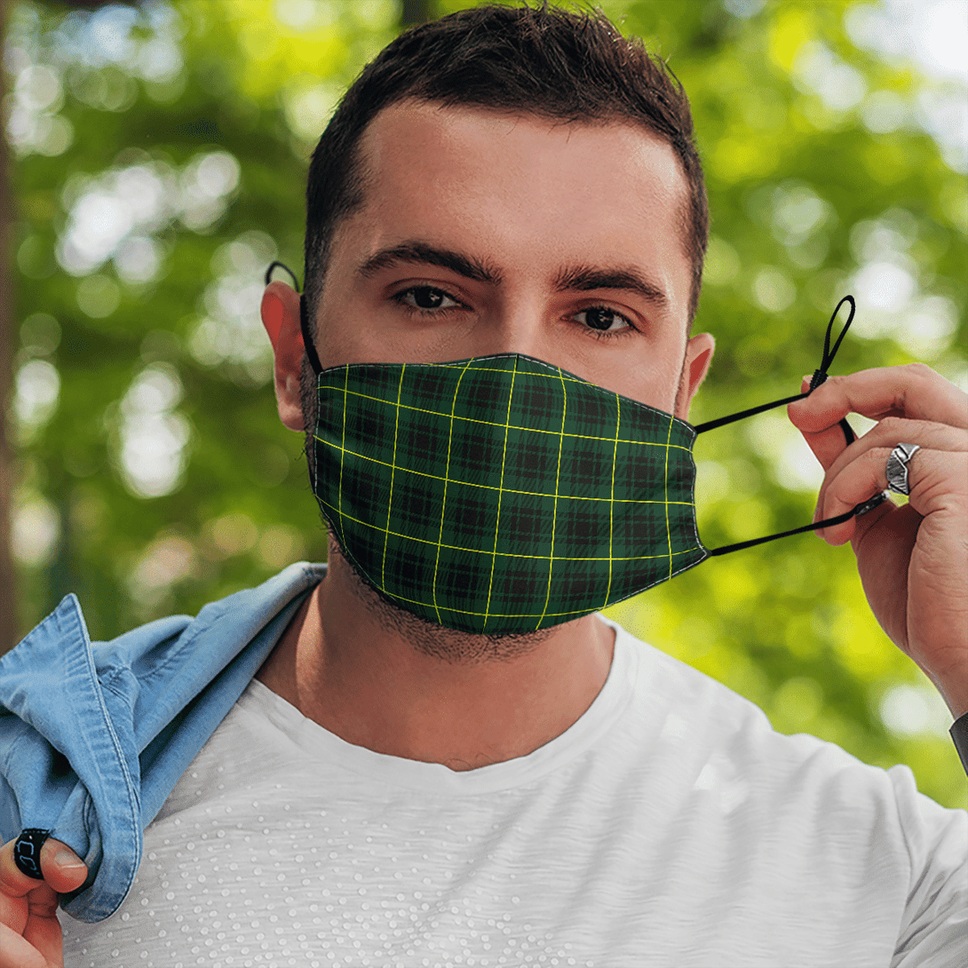 Celticprime Accessories - MacArthur Modern Tartan Fabric Mask (With Filters)