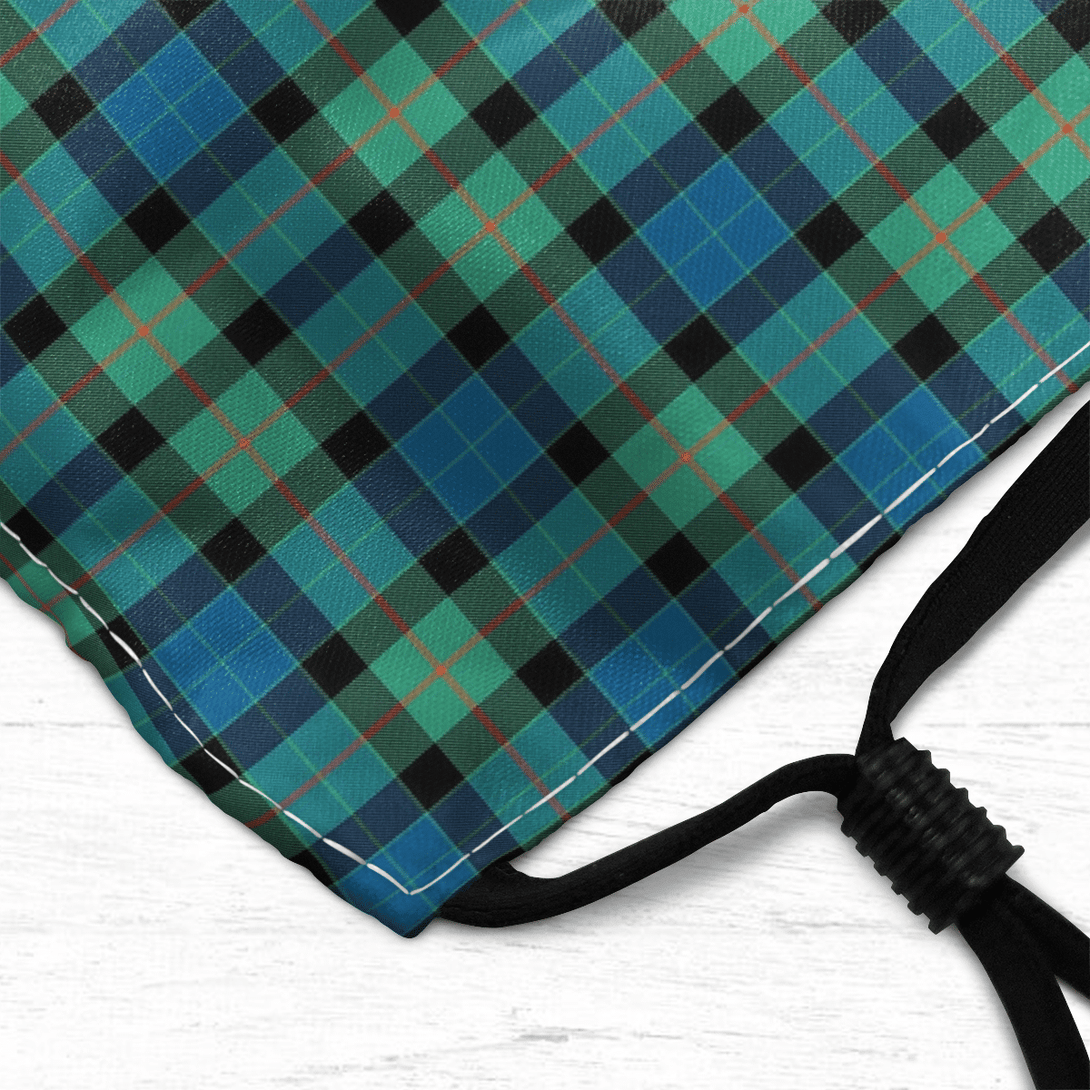 Celticprime Accessories - Gunn Ancient Tartan Fabric Mask (With Filters)