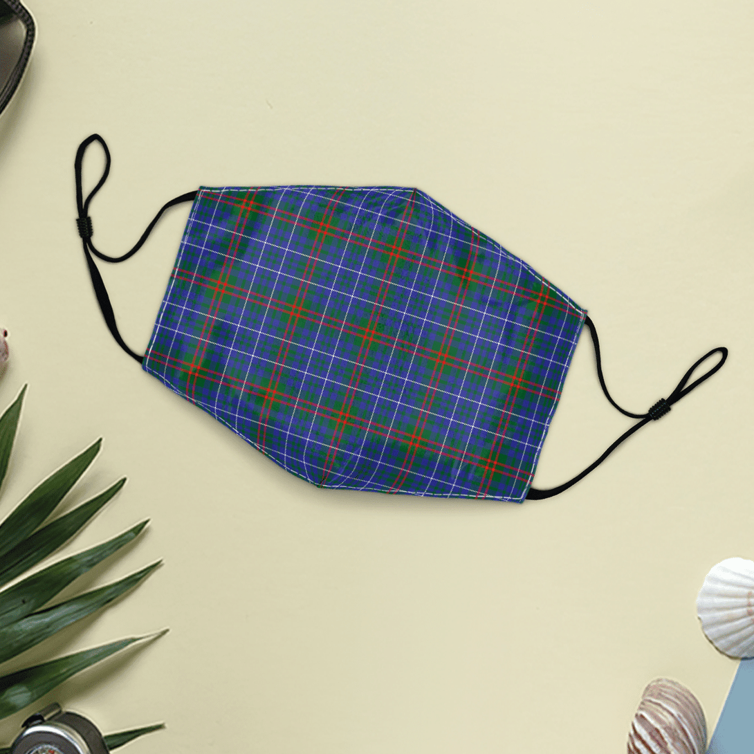 Celticprime Accessories - Edmonstone Tartan Fabric Mask (With Filters)