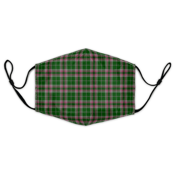 Celticprime Accessories - Gray Hunting Tartan Fabric Mask (With Filters)