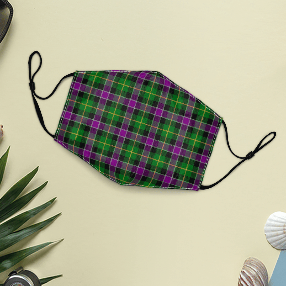 Celticprime Accessories - Selkirk Tartan Fabric Mask (With Filters)