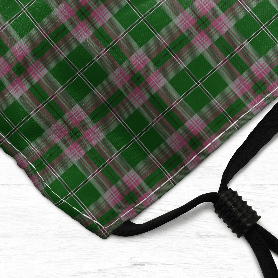 Celticprime Accessories - Gray Hunting Tartan Fabric Mask (With Filters)