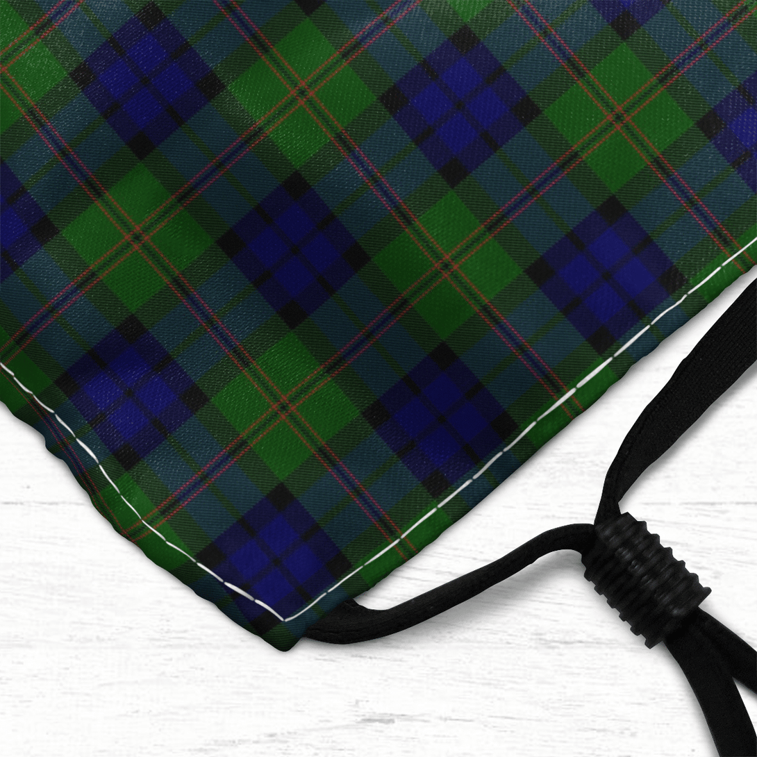 Celticprime Accessories - Dundas Modern Tartan Fabric Mask (With Filters)