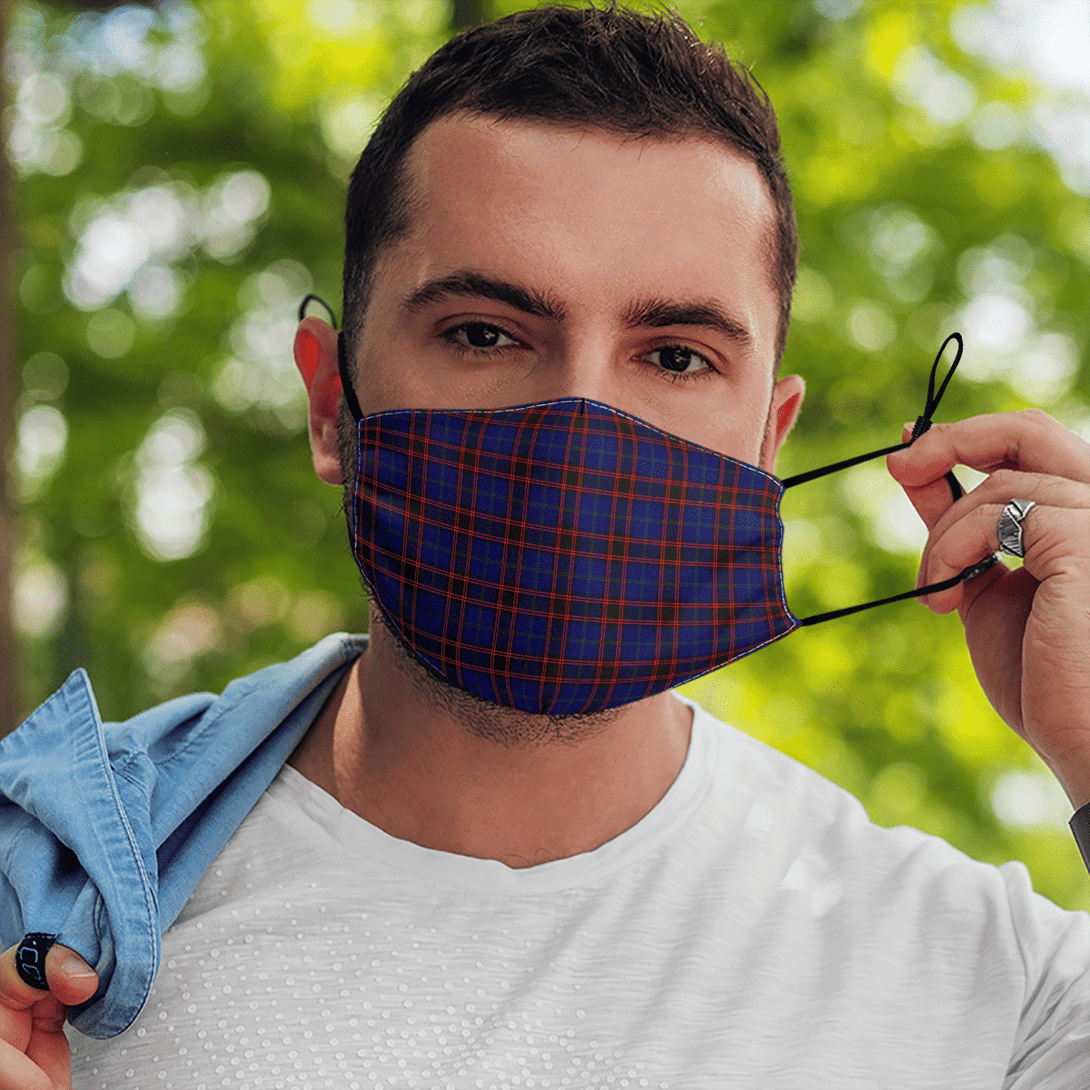 Celticprime Accessories - Home Modern Tartan Fabric Mask (With Filters)