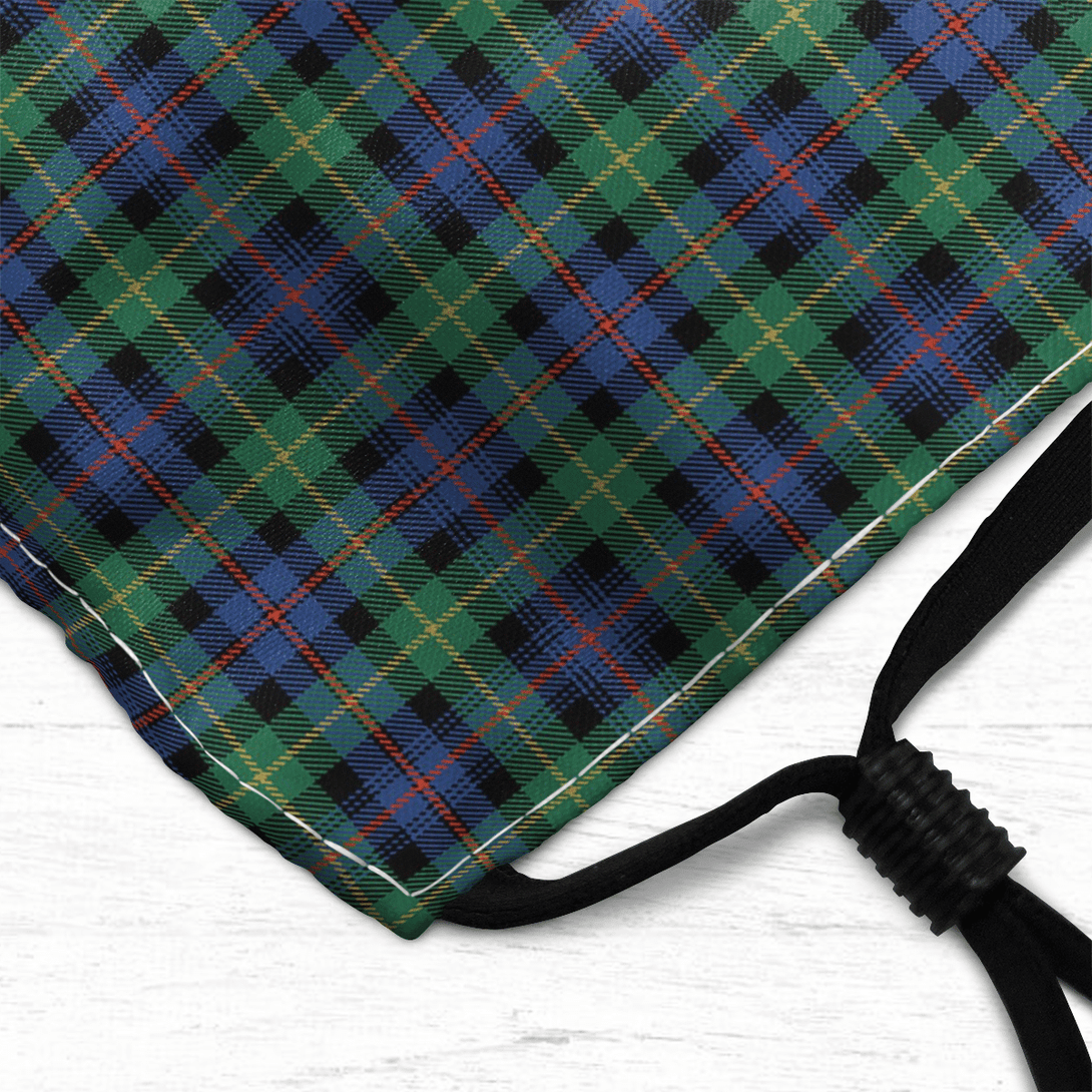 Celticprime Accessories - Farquharson Ancient Tartan Fabric Mask (With Filters)