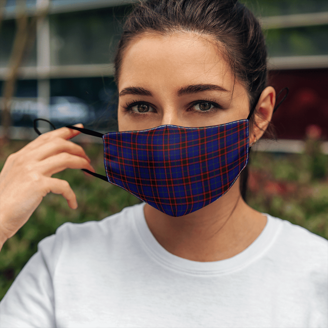 Celticprime Accessories - Home Modern Tartan Fabric Mask (With Filters)