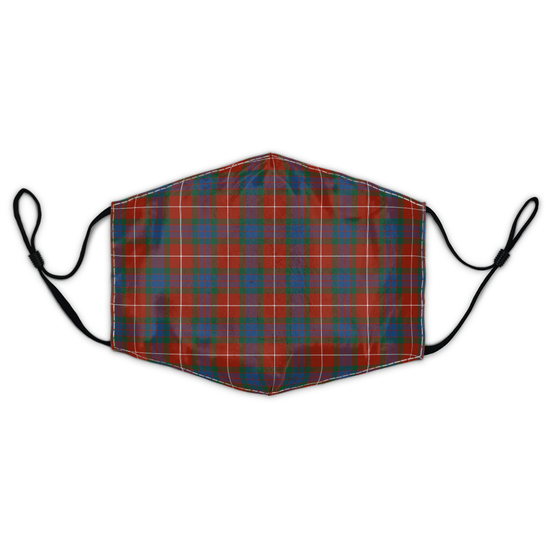 Celticprime Accessories - Fraser Ancient Tartan Fabric Mask (With Filters)