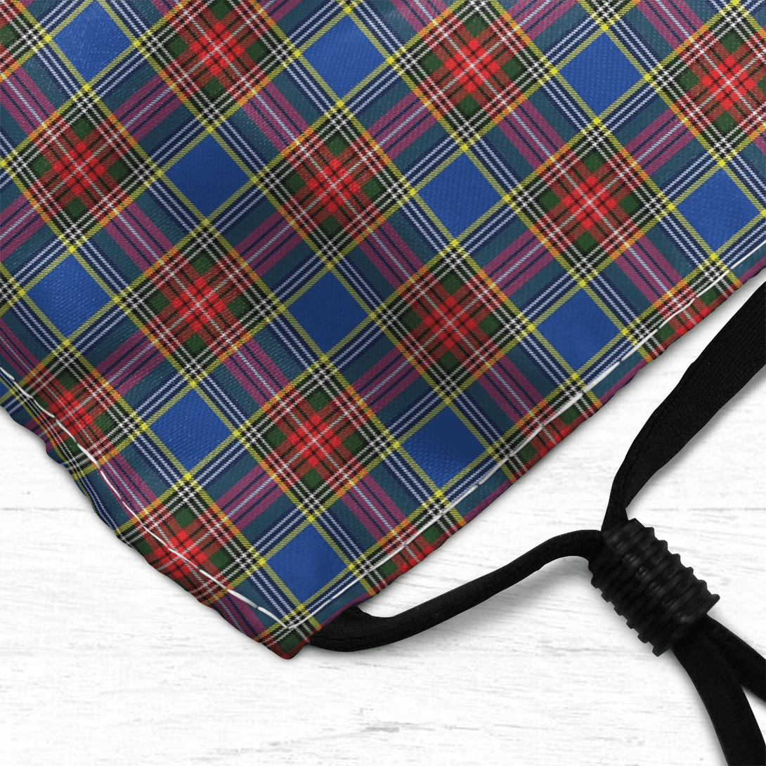 Celticprime Accessories - MacBeth Modern Tartan Fabric Mask (With Filters)