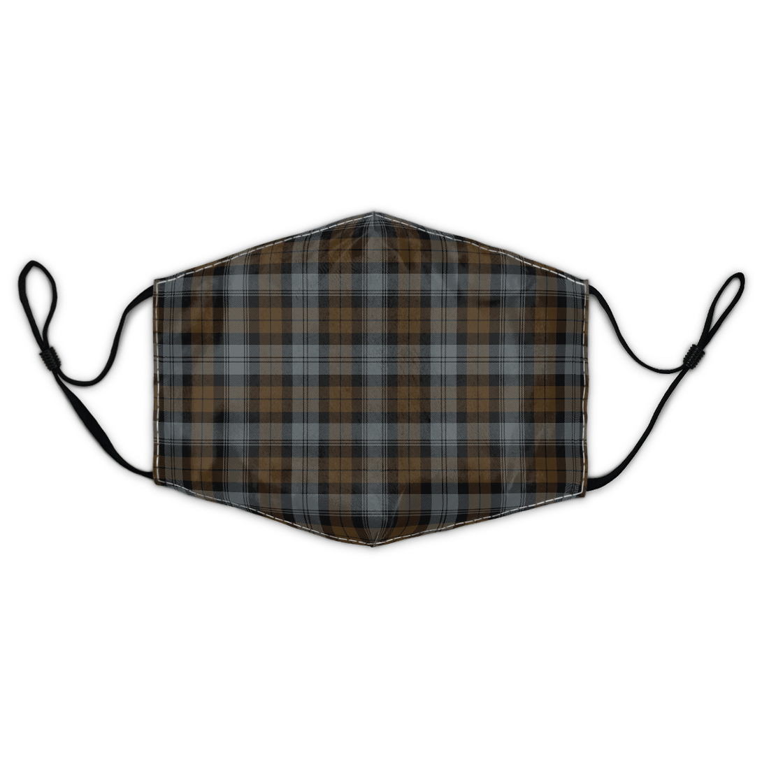 Celticprime Accessories - BlackWatch Weathered Tartan Fabric Mask (With Filters)