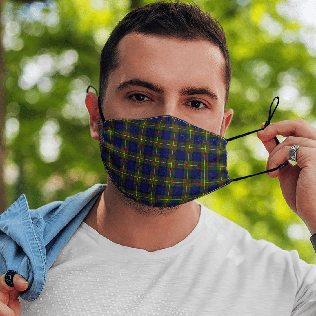 Celticprime Accessories - More (Muir) Tartan Fabric Mask (With Filters)