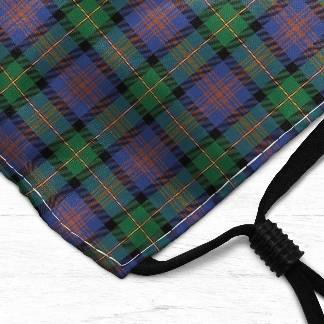 Celticprime Accessories - Logan Ancient Tartan Fabric Mask (With Filters)