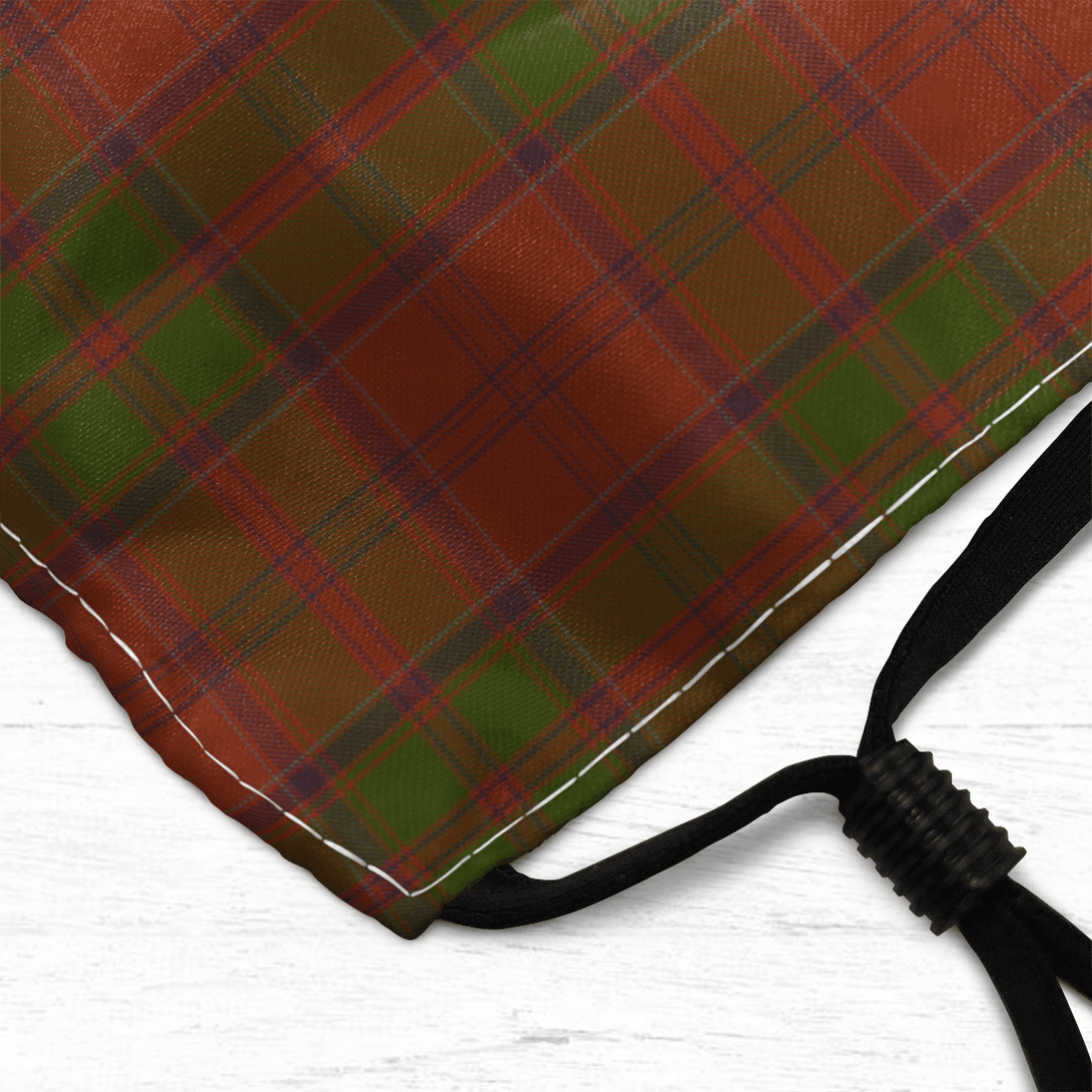 Celticprime Accessories - Drummond Clan Tartan Fabric Mask (With Filters)