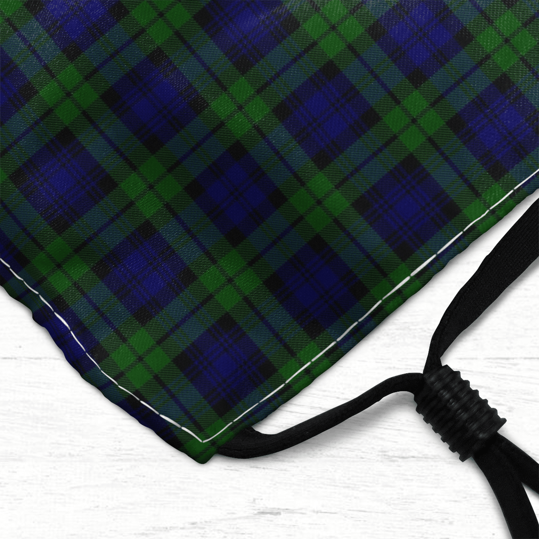 Celticprime Accessories - Campbell Modern Tartan Fabric Mask (With Filters)