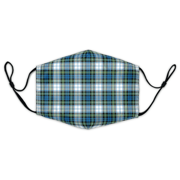 Celticprime Accessories - Campbell Dress Ancient Tartan Fabric Mask (With Filters)