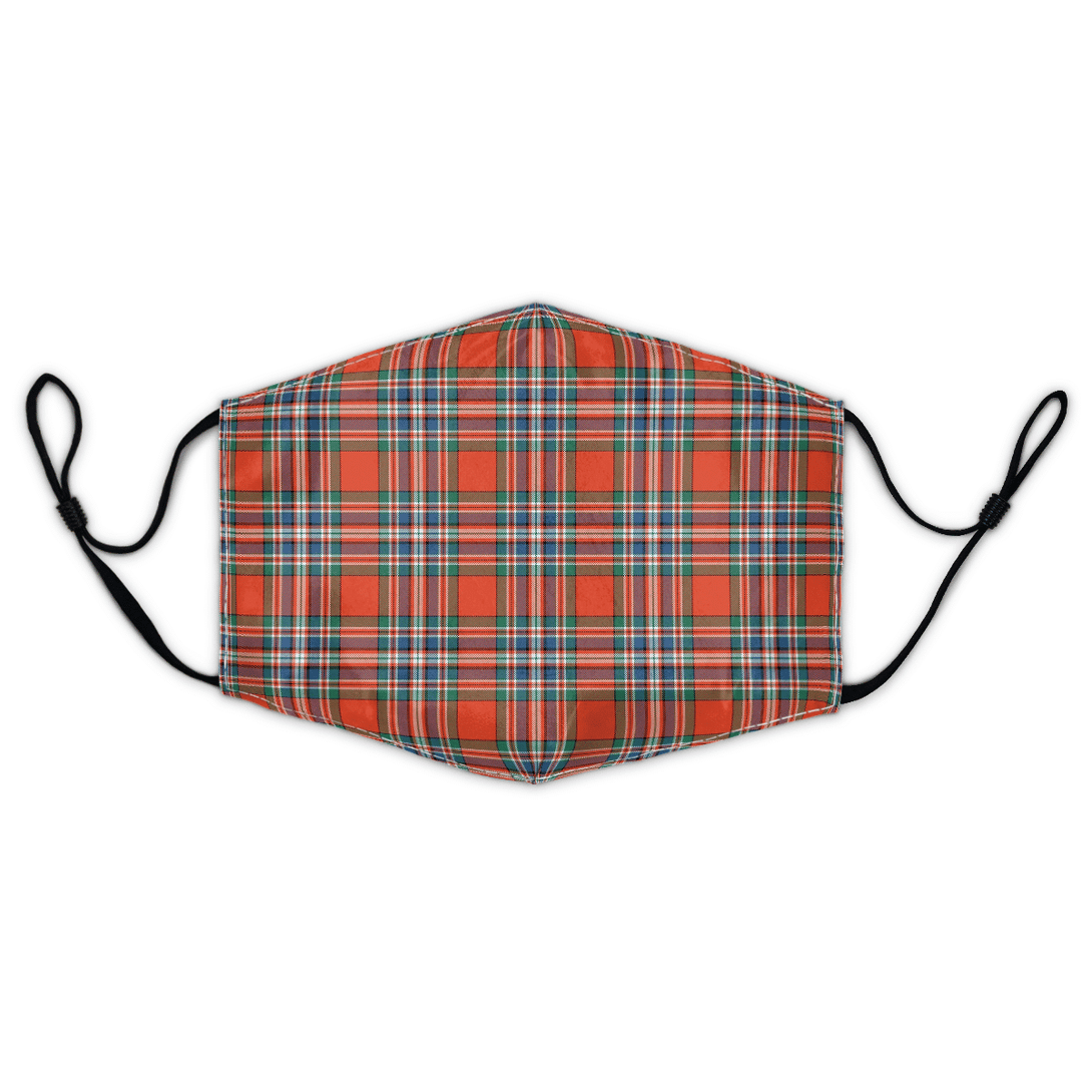 Celticprime Accessories - MacFarlane Ancient Tartan Fabric Mask (With Filters)