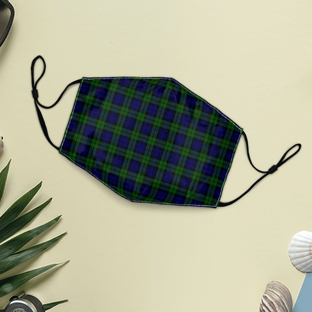 Celticprime Accessories - Campbell Modern Tartan Fabric Mask (With Filters)