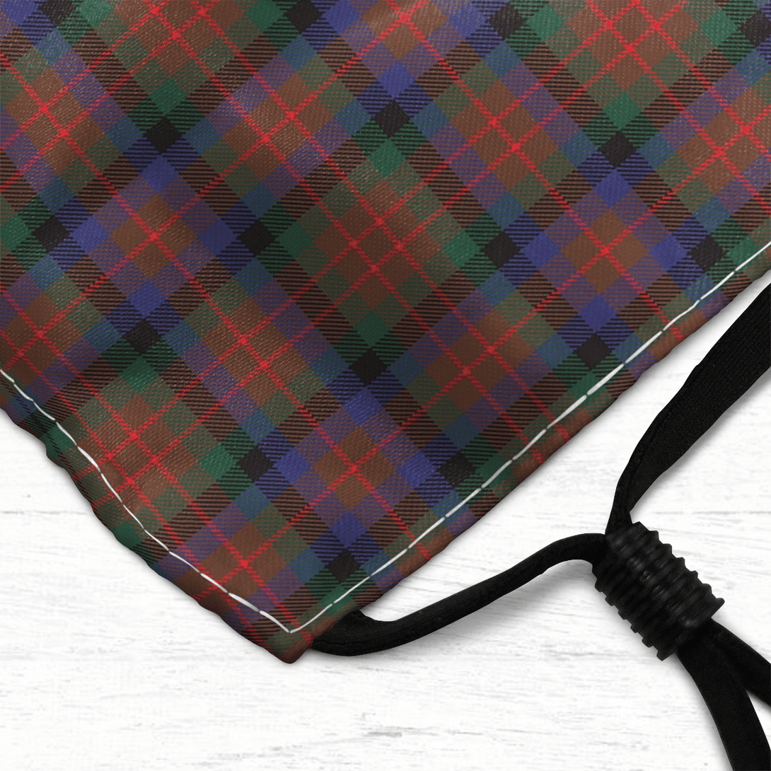 Celticprime Accessories - MacDuff Hunting Modern Tartan Fabric Mask (With Filters)