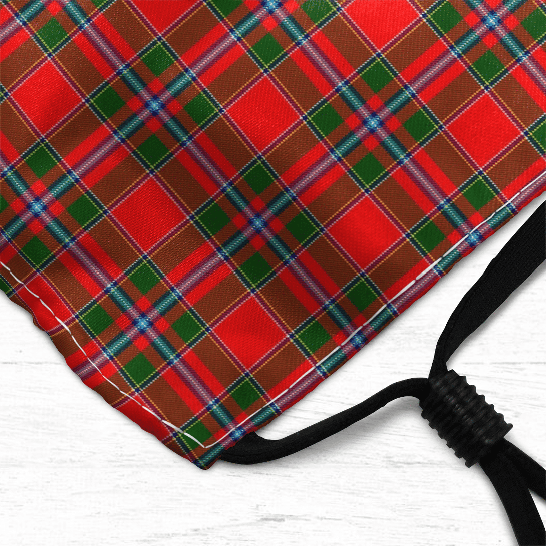 Celticprime Accessories - Perthshire District Tartan Fabric Mask (With Filters)