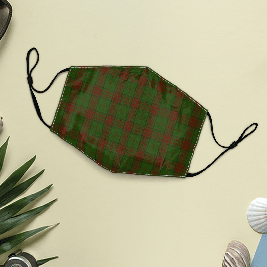 Celticprime Accessories - Maxwell Hunting Tartan Fabric Mask (With Filters)