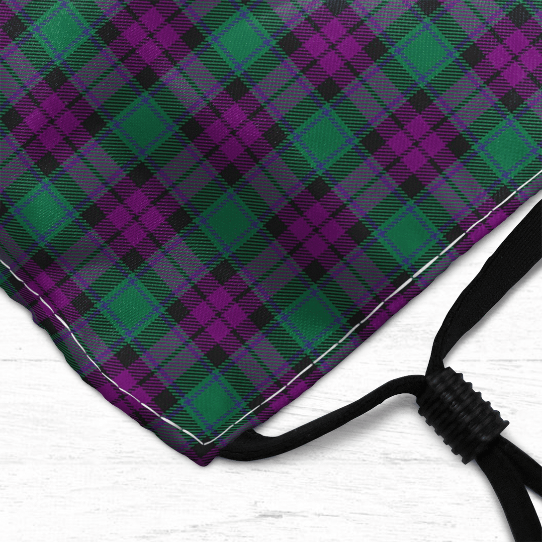 Celticprime Accessories - MacArthur ��������� Milton Tartan Fabric Mask (With Filters)