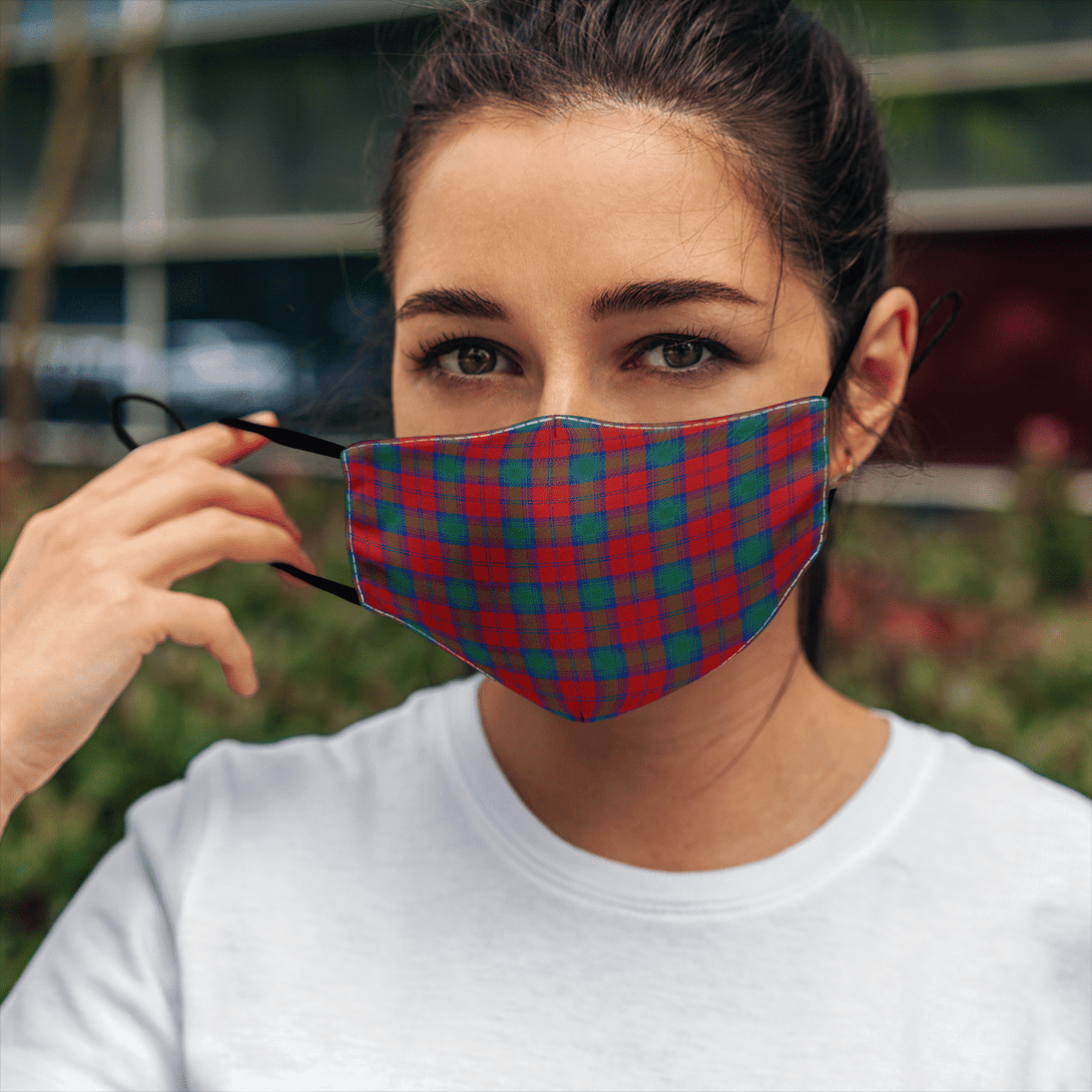 Celticprime Accessories - Lindsay Modern Tartan Fabric Mask (With Filters)