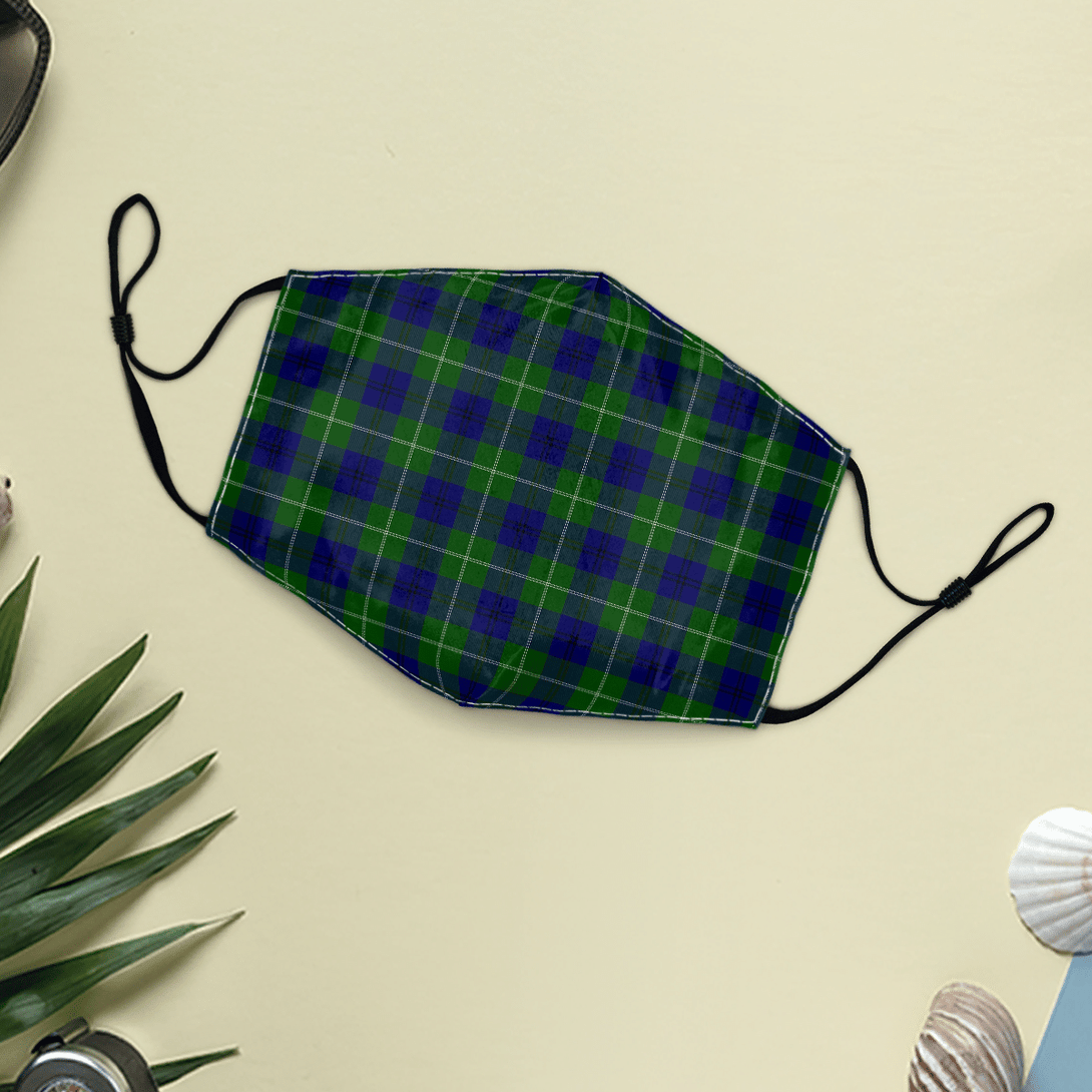 Celticprime Accessories - Oliphant Modern Tartan Fabric Mask (With Filters)