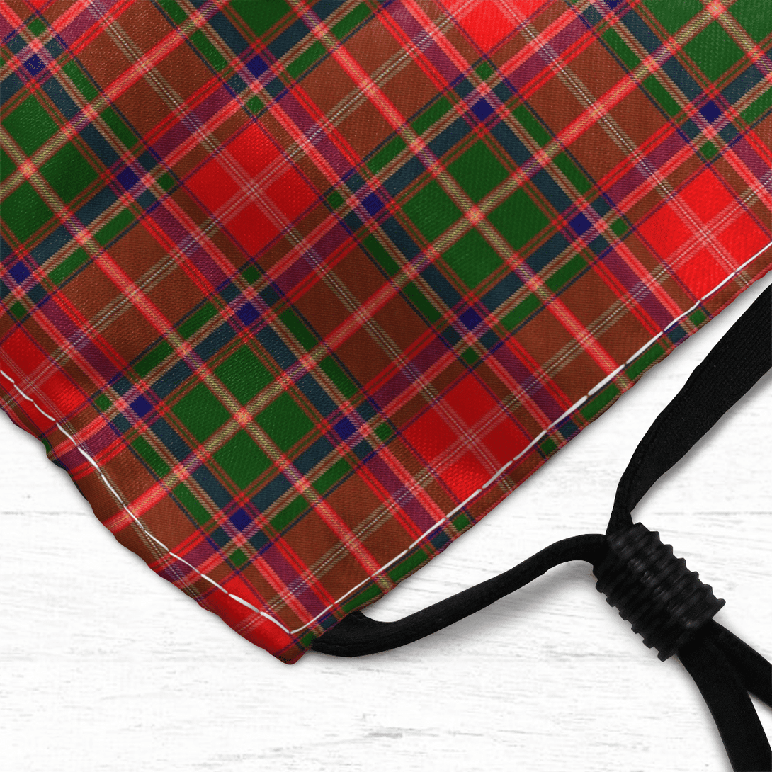 Celticprime Accessories - Somerville Modern Tartan Fabric Mask (With Filters)