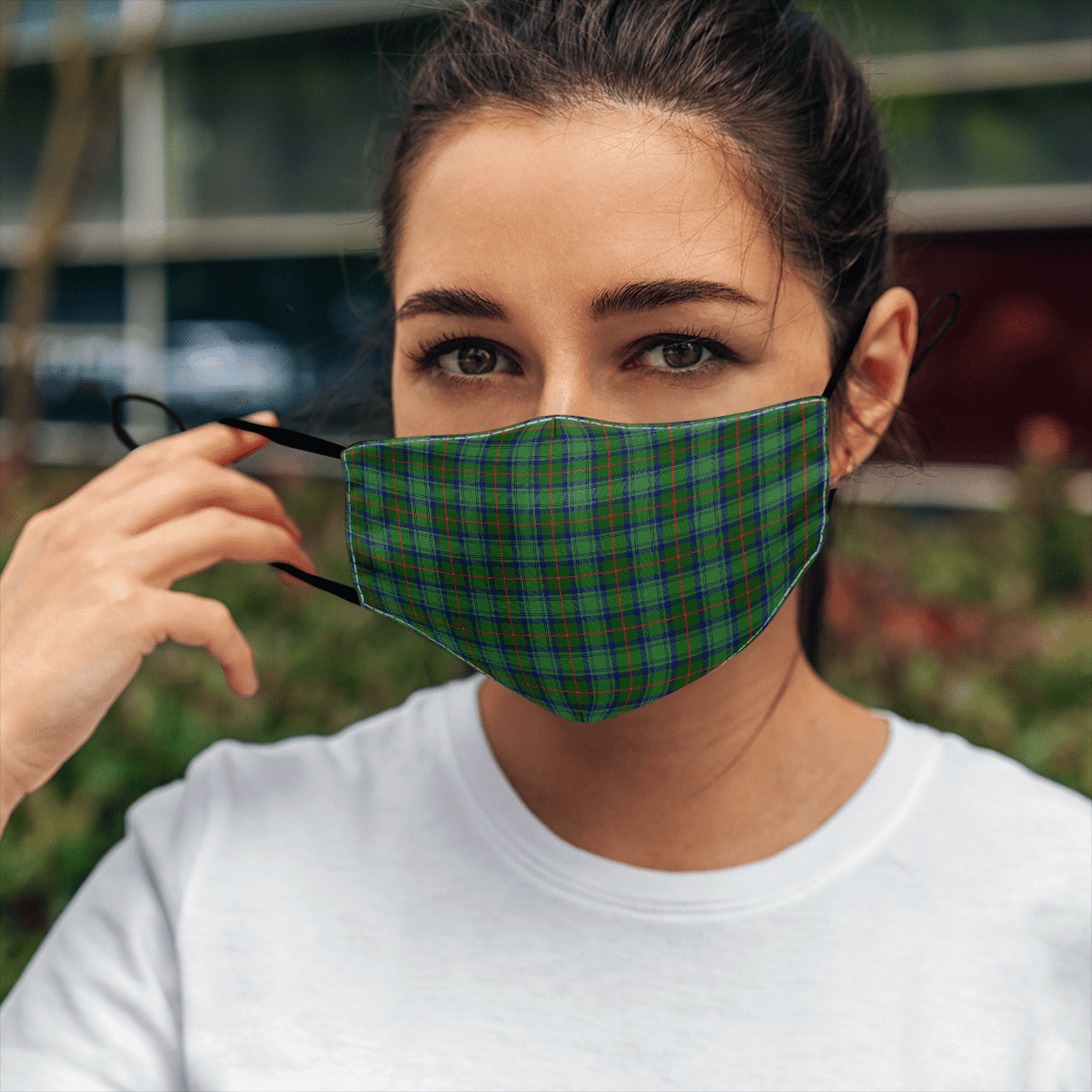 Celticprime Accessories - Cranstoun Tartan Fabric Mask (With Filters)