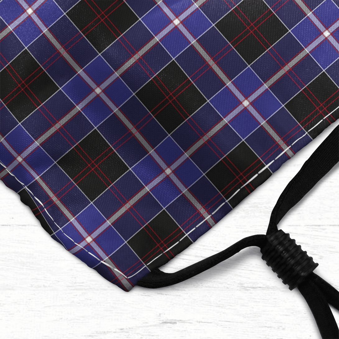 Celticprime Accessories - Dunlop Modern Tartan Fabric Mask (With Filters)