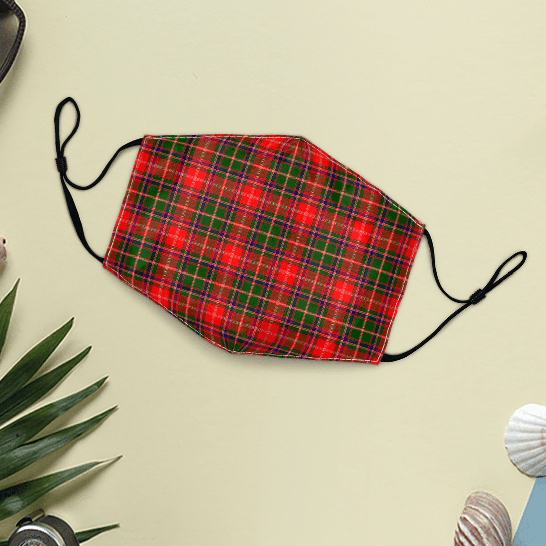 Celticprime Accessories - Somerville Modern Tartan Fabric Mask (With Filters)