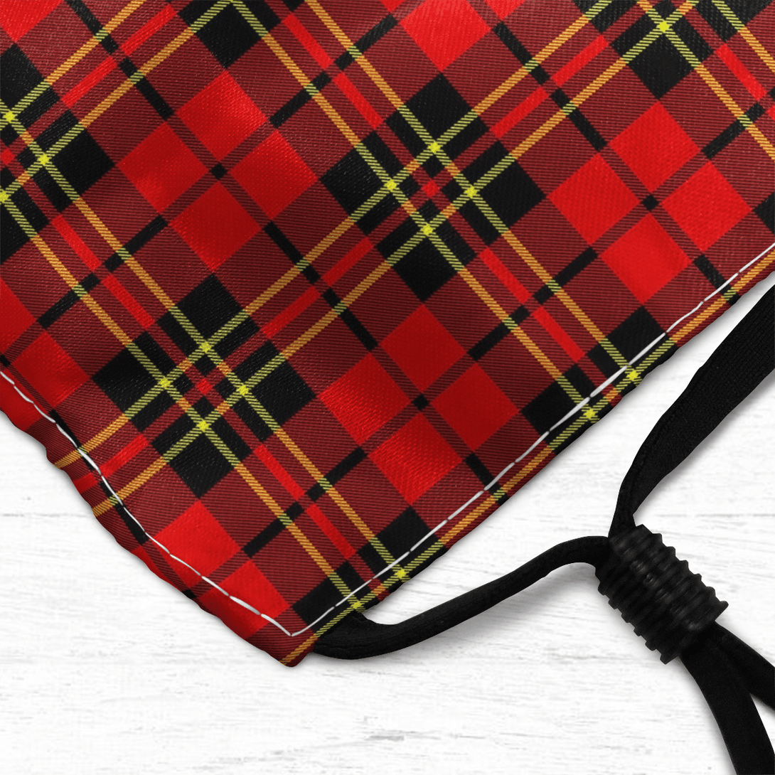 Celticprime Accessories - Brodie Modern Tartan Fabric Mask (With Filters)