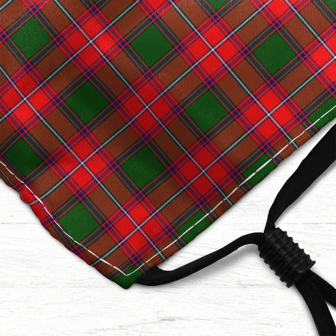 Celticprime Accessories - Rattray Modern Tartan Fabric Mask (With Filters)