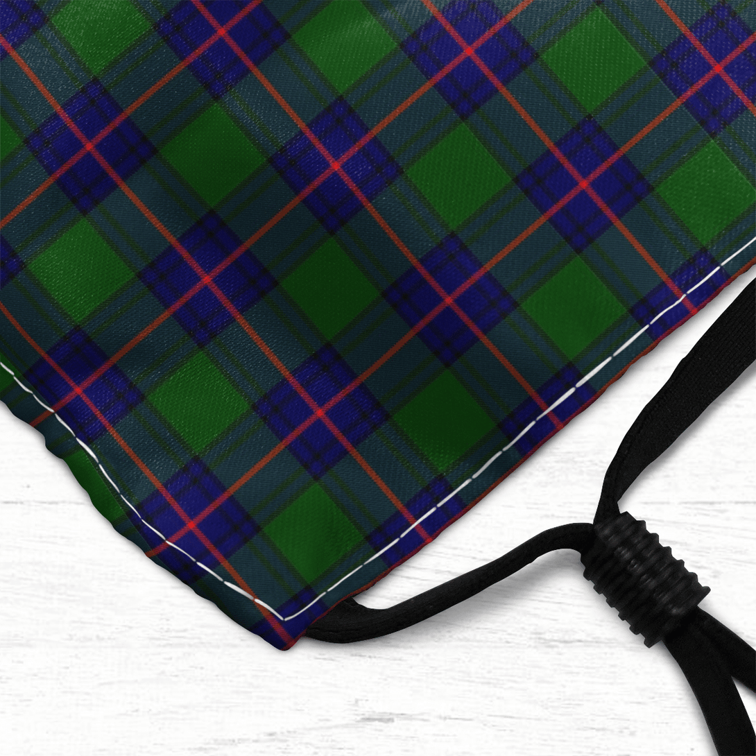 Celticprime Accessories - Shaw Modern Tartan Fabric Mask (With Filters)