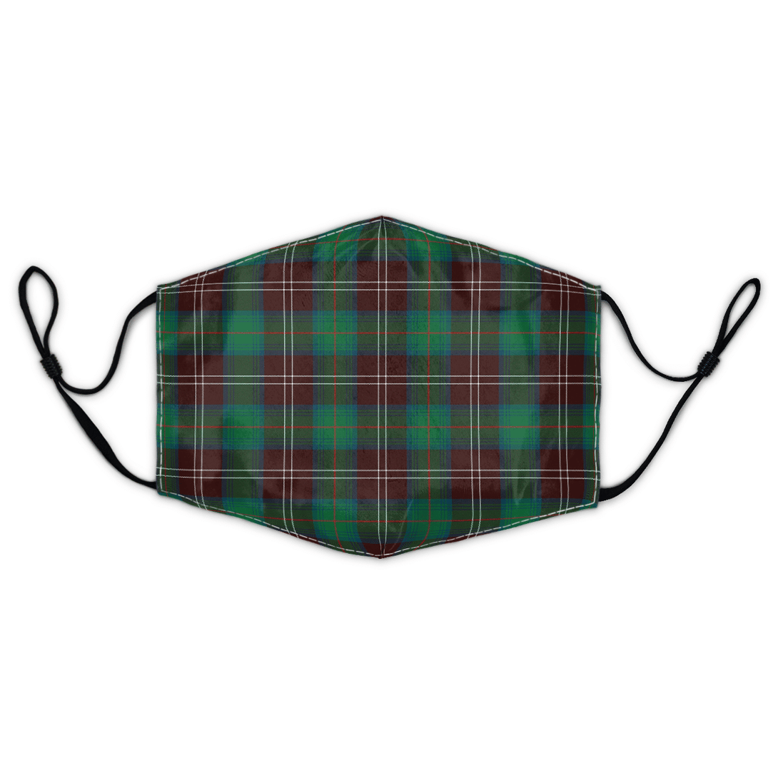 Celticprime Accessories - Chisholm Hunting Ancient Tartan Fabric Mask (With Filters)