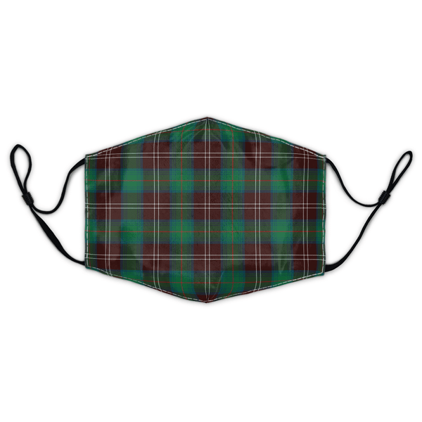 Celticprime Accessories - Chisholm Hunting Ancient Tartan Fabric Mask (With Filters)