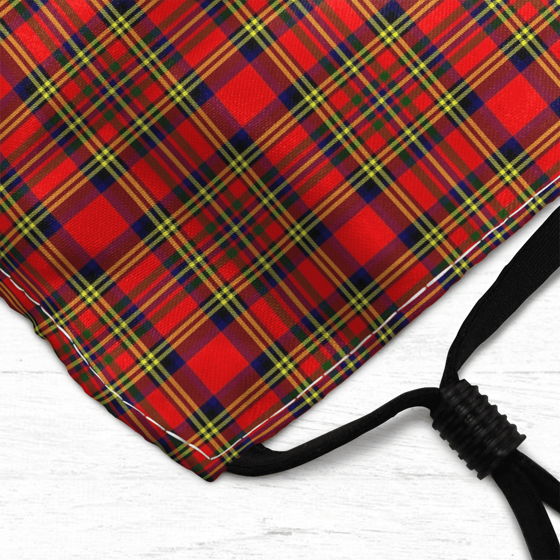 Celticprime Accessories - Hepburn Tartan Fabric Mask (With Filters)