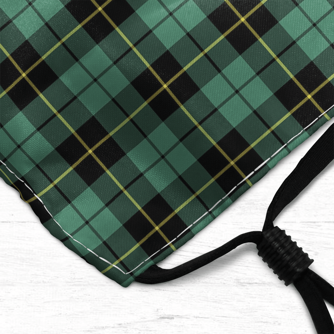 Celticprime Accessories - Wallace Hunting Ancient Tartan Fabric Mask (With Filters)