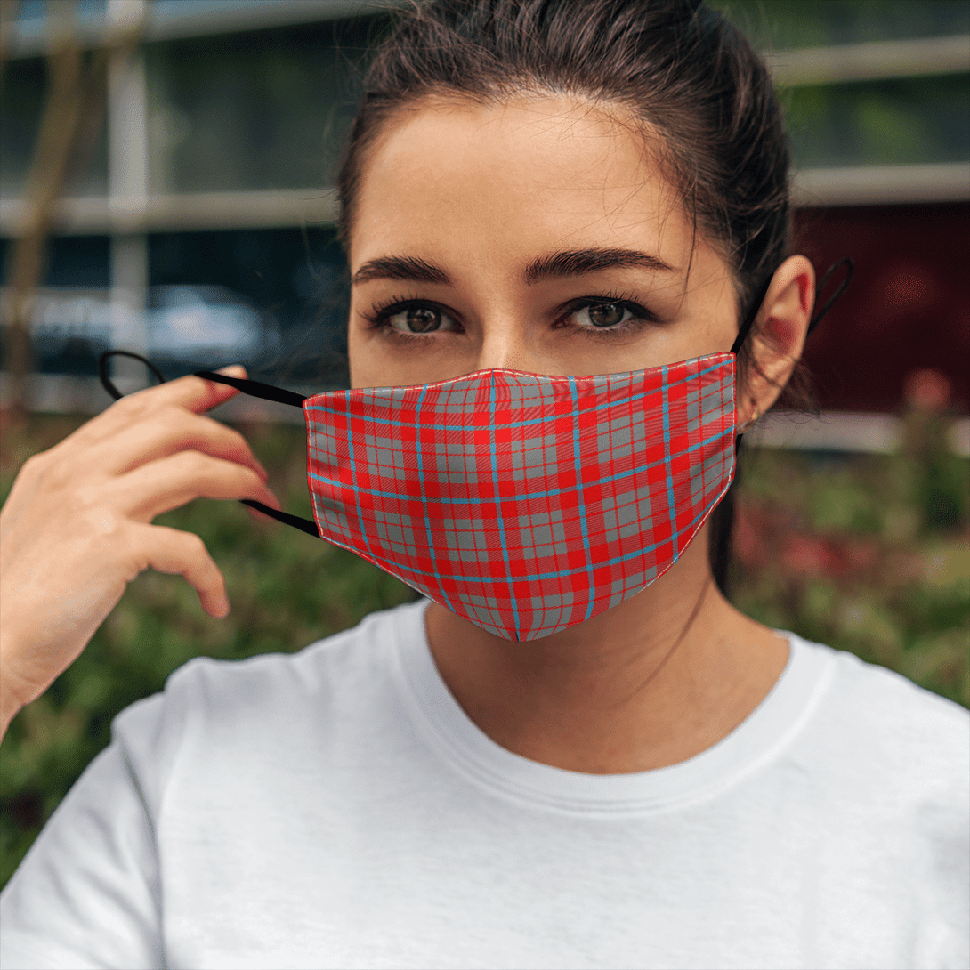 Celticprime Accessories - Moubray Tartan Fabric Mask (With Filters)